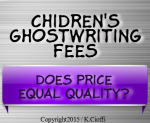 Fees for ghostwriting a children's book