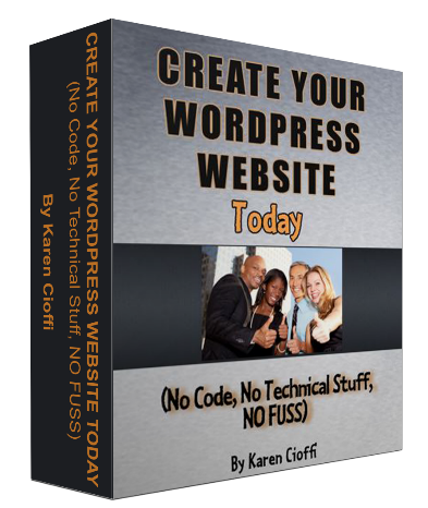 Learn how to create your author, writer, home business WordPress website.