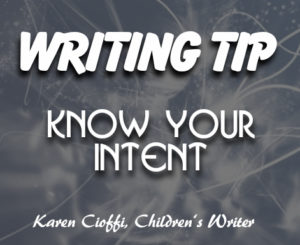 Know where you want your writing to go