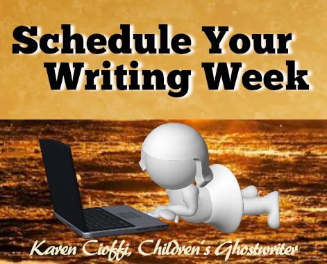 Tips to scheduling your writing week