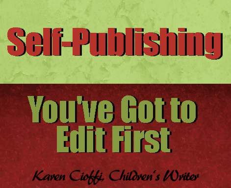 Edit before you self-publish