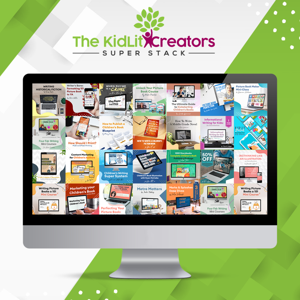 The KidLit Creators Super Stack for children's writers and those who want to jump into the arena of writing children's books.