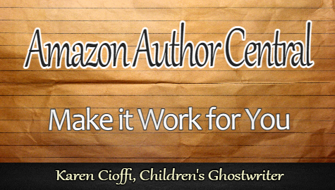 Book marketing with Amazon Author Central