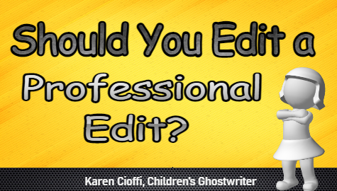 Watch out for unprofessional editors with self-publishing services.
